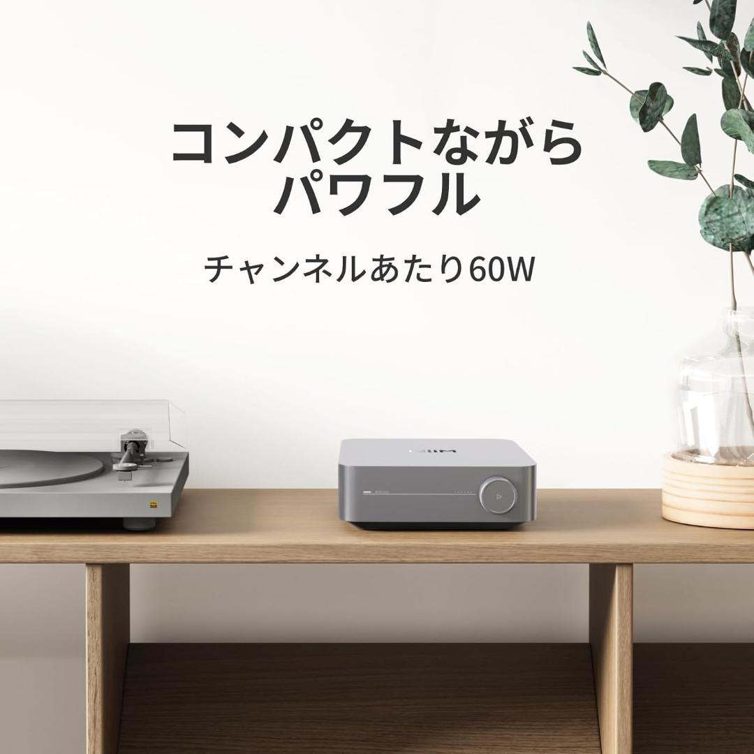 【開封・未使用】WiiM Amp：AirPlay 2 オーディオ 音楽 サウンド