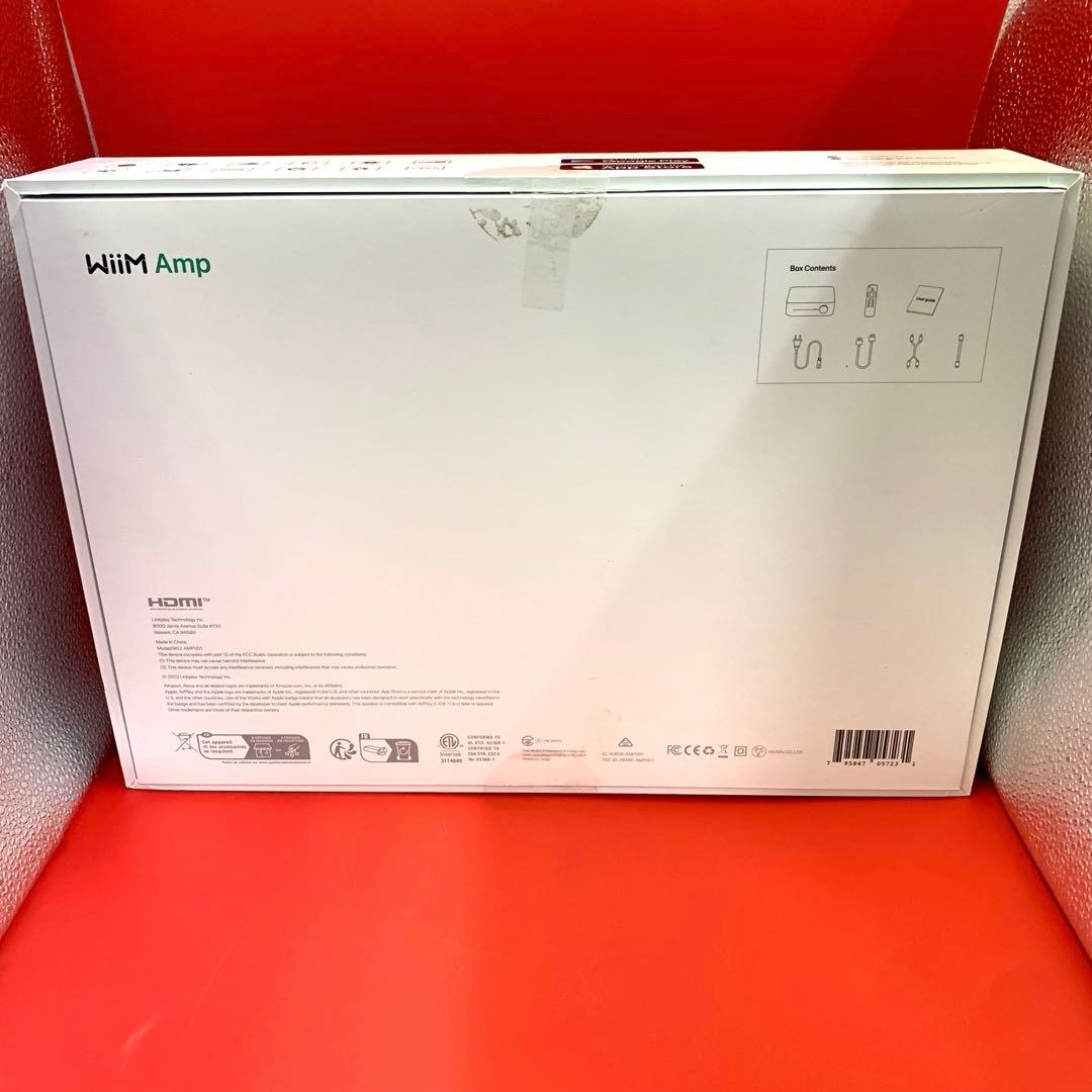 【開封・未使用】WiiM Amp：AirPlay 2 オーディオ 音楽 サウンド