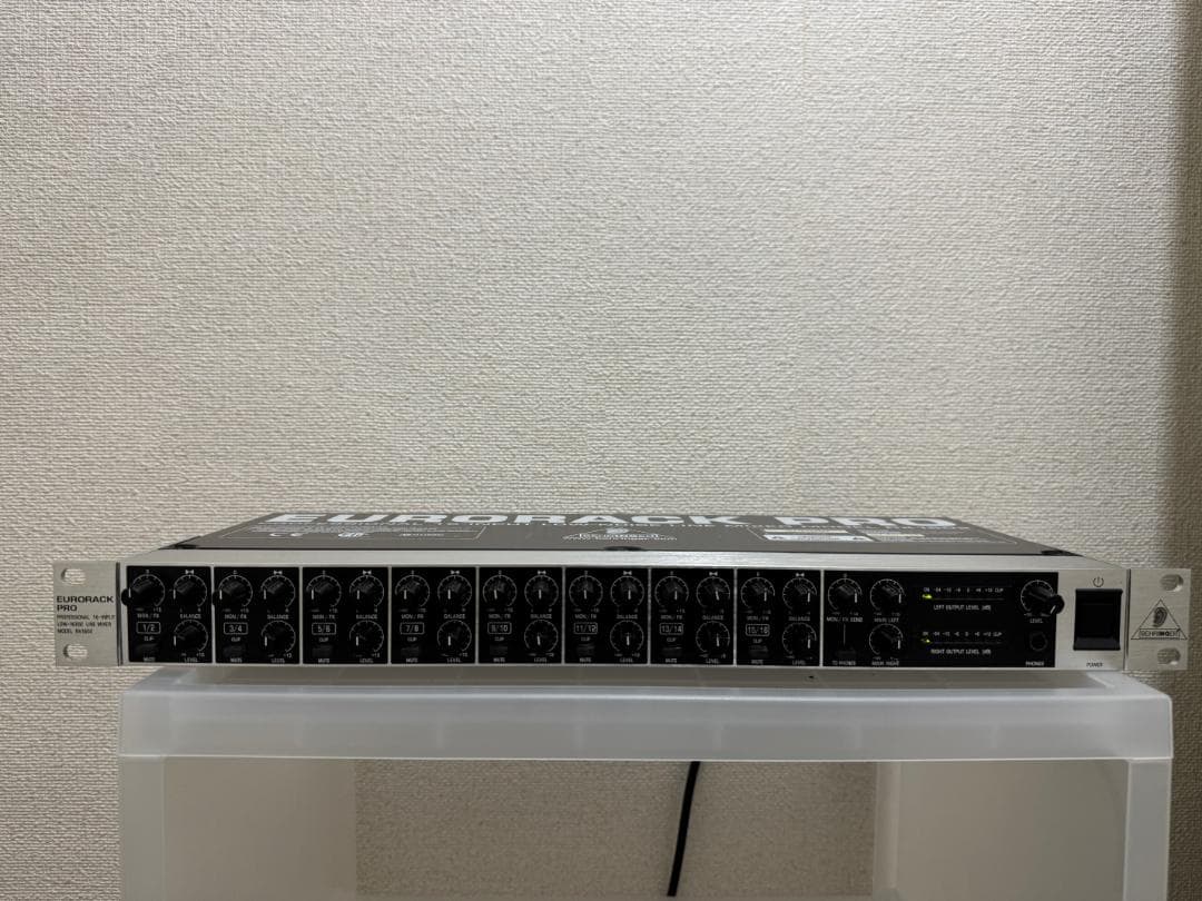 配信機器・PA機器・レコーディング機器 BEHRINGER EURORACK PRO RX1602