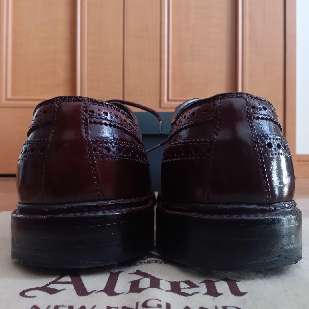 新着【極美品】ALDEN975オールデンコードバン