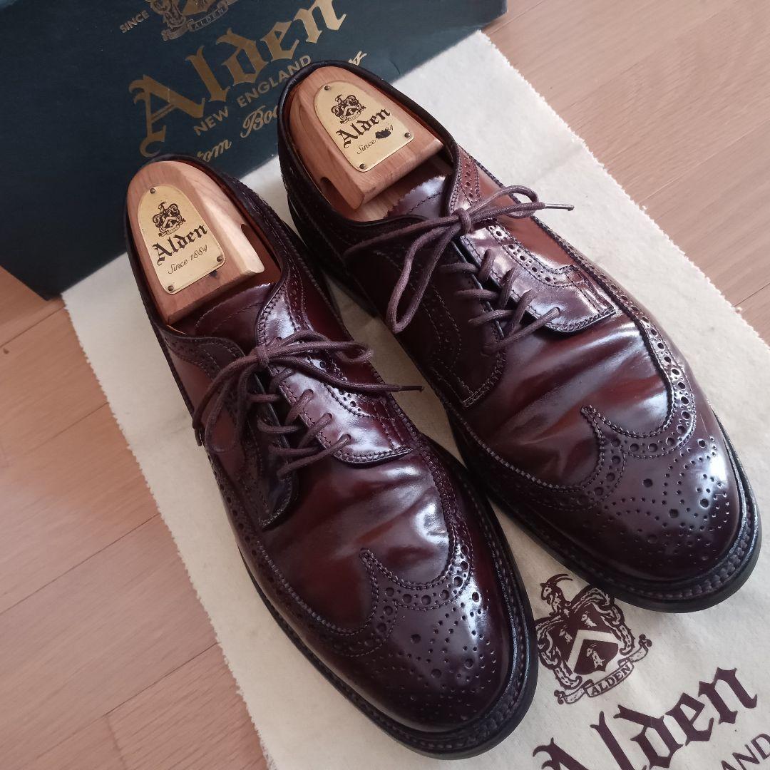 新着【極美品】ALDEN975オールデンコードバン