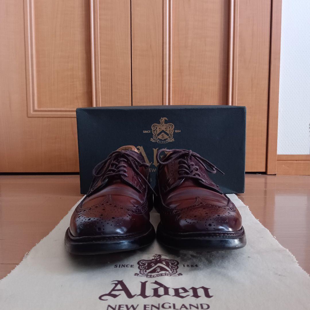 新着【極美品】ALDEN975オールデンコードバン