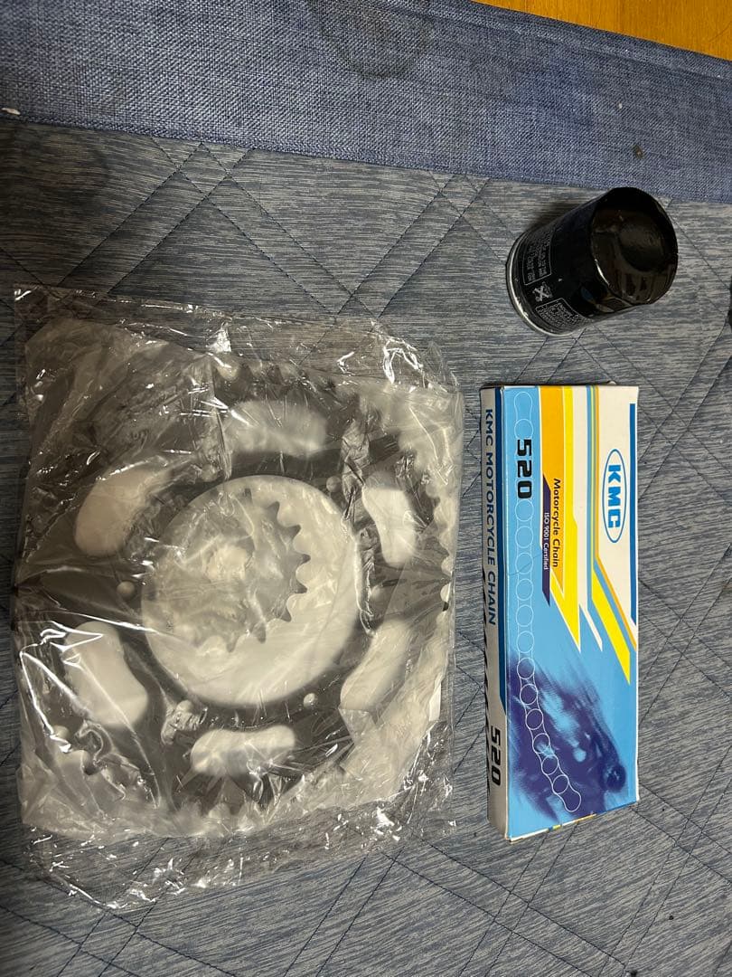 xjr400スプロケ前後チェーンオイルフィルター