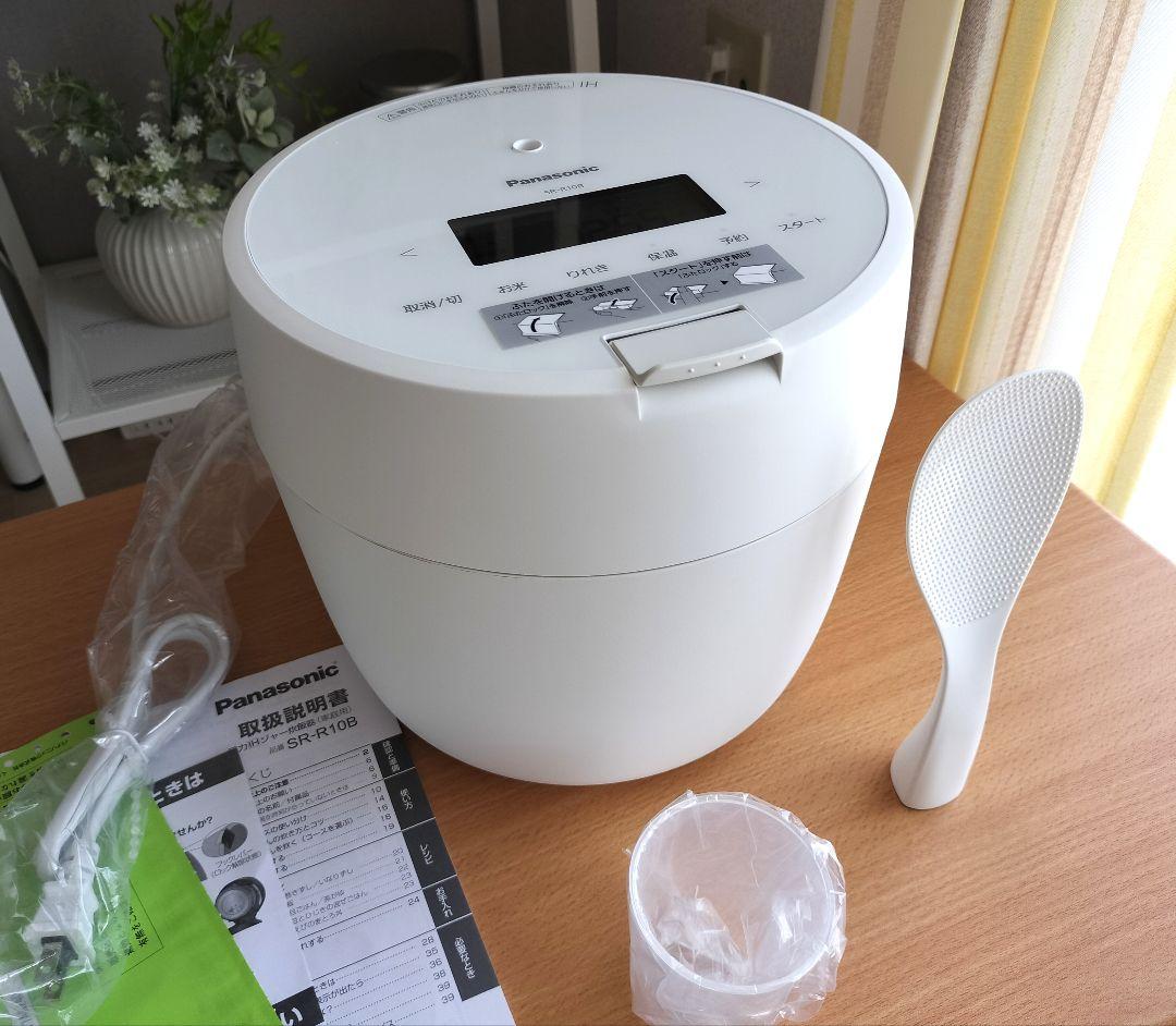 送料込♪Panasonic圧力IH炊飯器SR-R10B-W白2025年●未使用