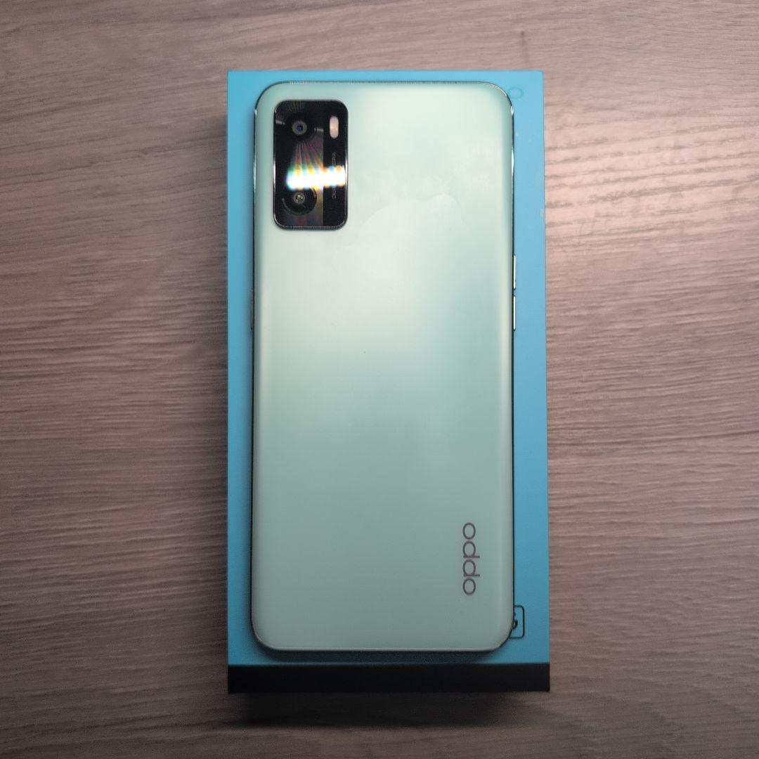 OPPO A55s 5G ミントグリーン 本体