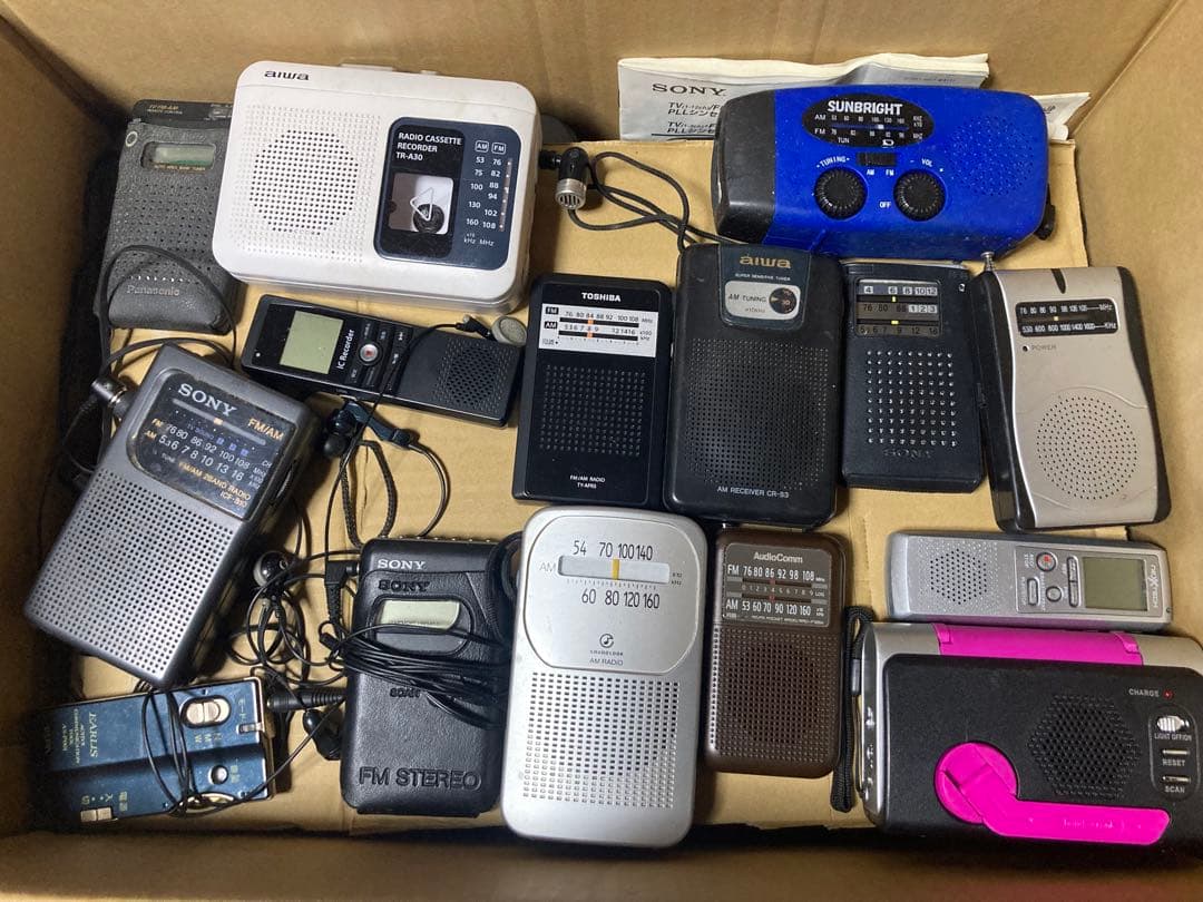 ラジオ ジャンク品 まとめ売り 33点セット