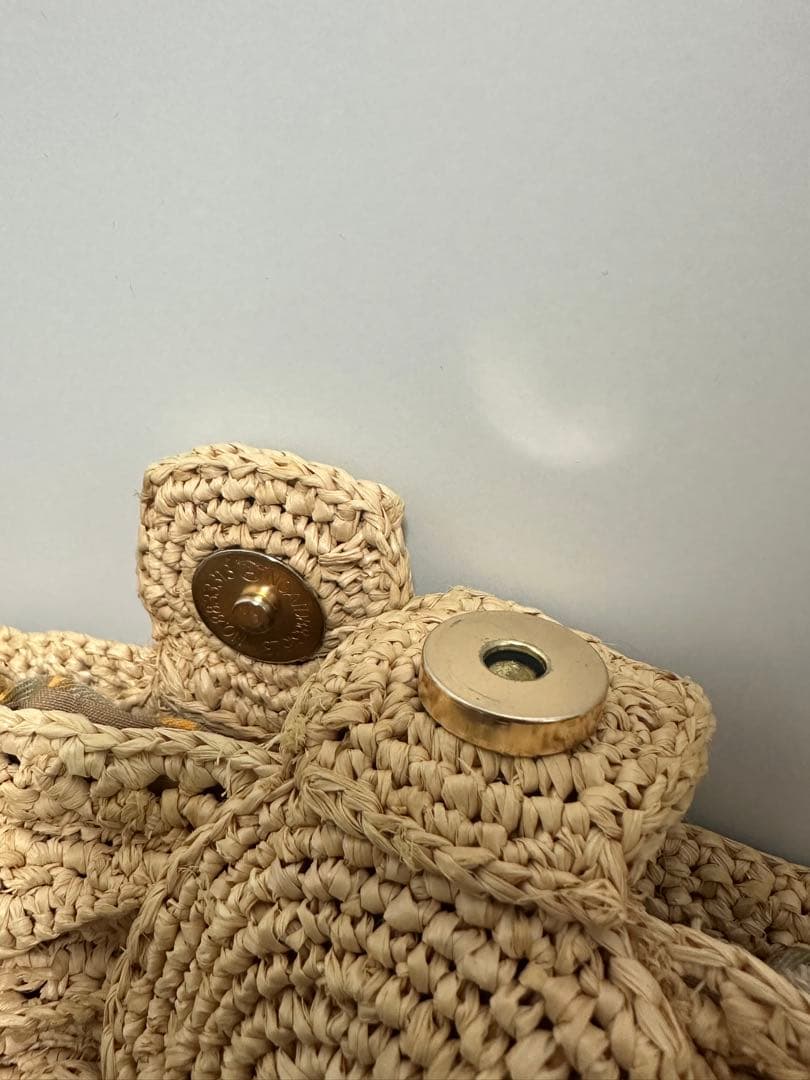 JAMIN PUECH ジャマンピュエッシュ　扇形デザイン かごバッグ