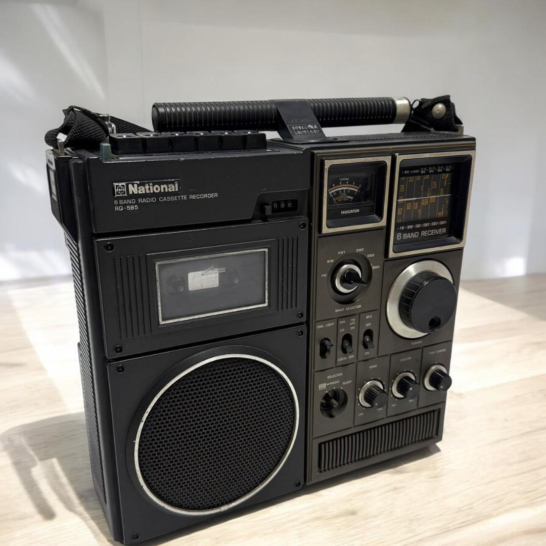 ☆希少 ビンテージ ナショナル RQ-585 6BAND ラジカセ 昭和 レトロ