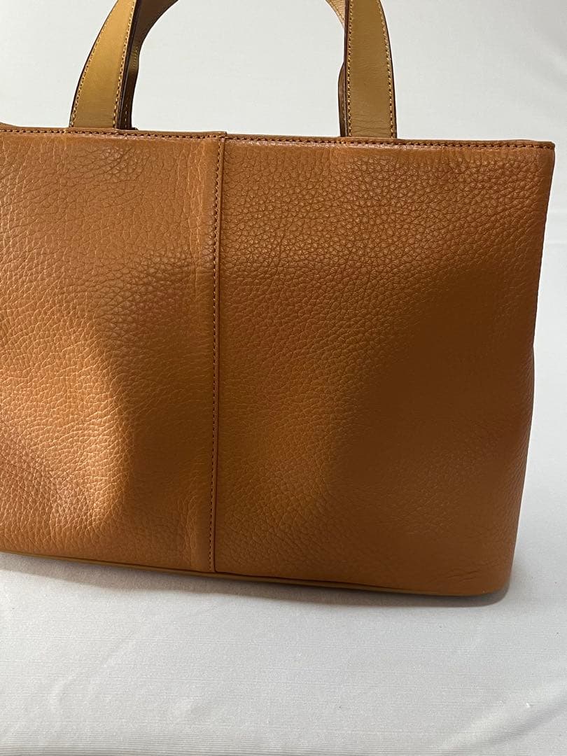 バーバリー　Burberry キャメルレザー トートバッグ ノバチェック