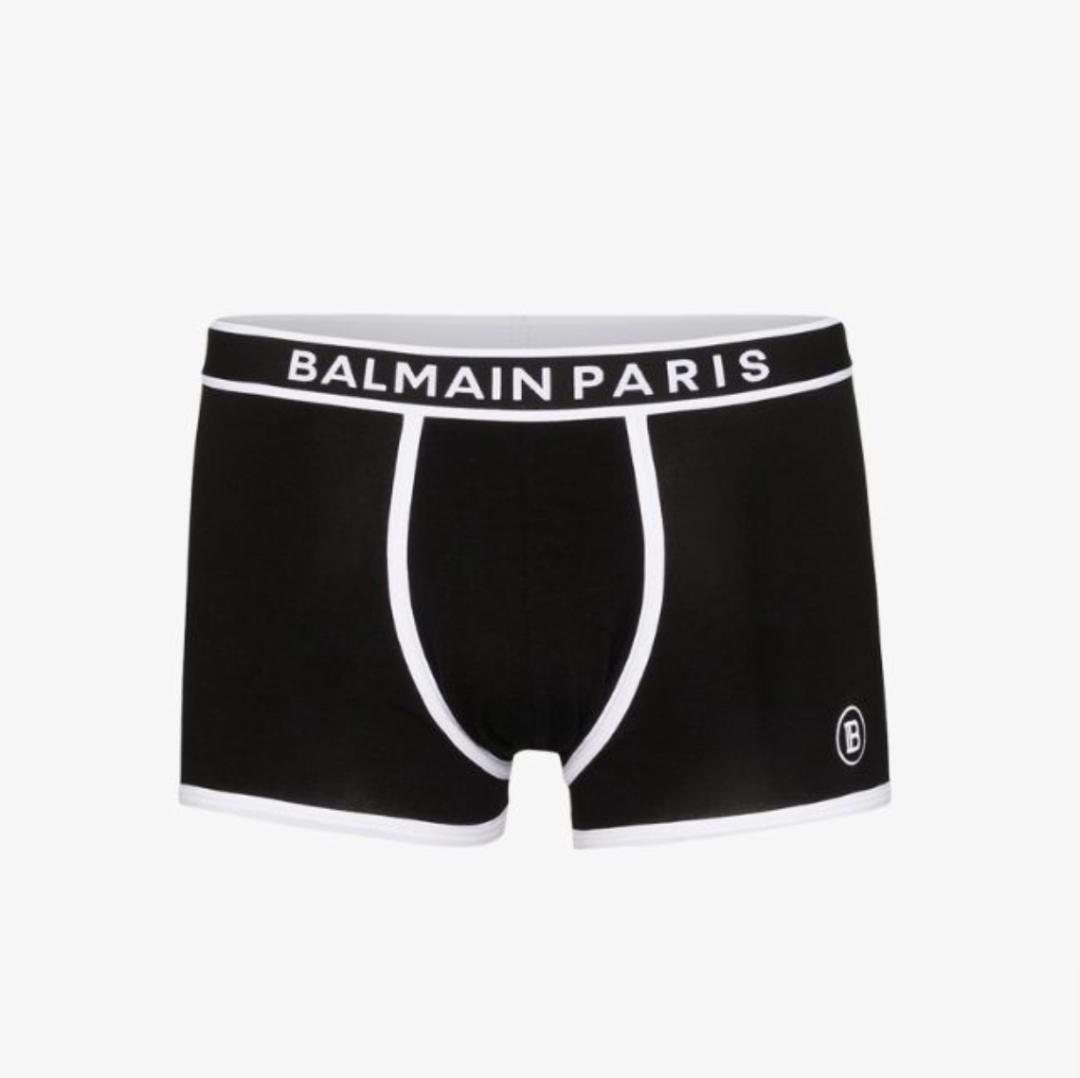 【正規品】BALMAIN バルマン ロゴ ウエストバンド ボクサーパンツ S