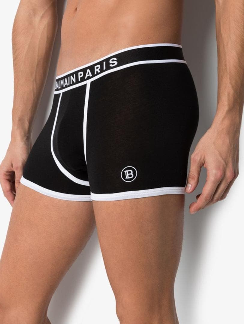 【正規品】BALMAIN バルマン ロゴ ウエストバンド ボクサーパンツ S
