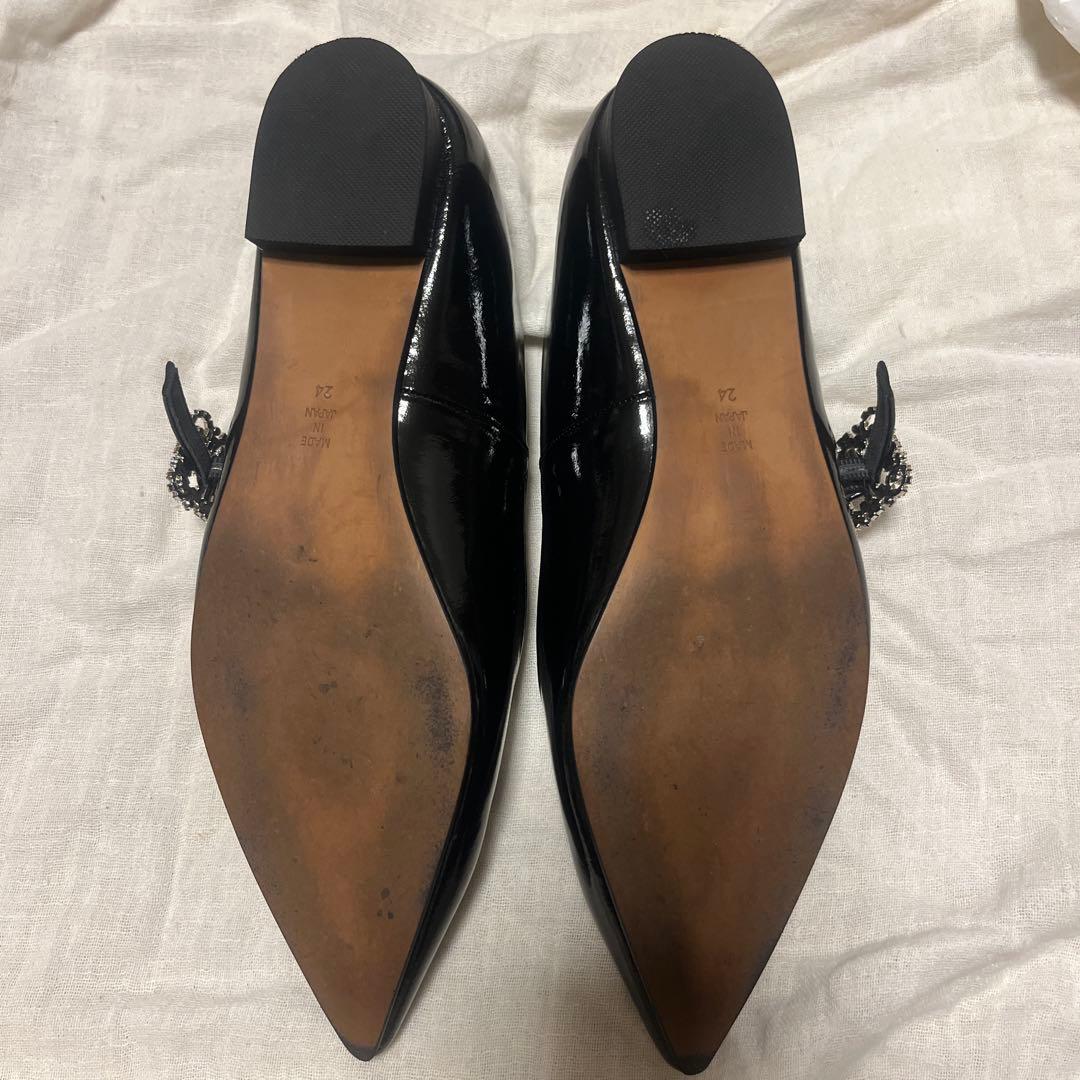 OHGA メリージェーン フラットシューズ 24センチ