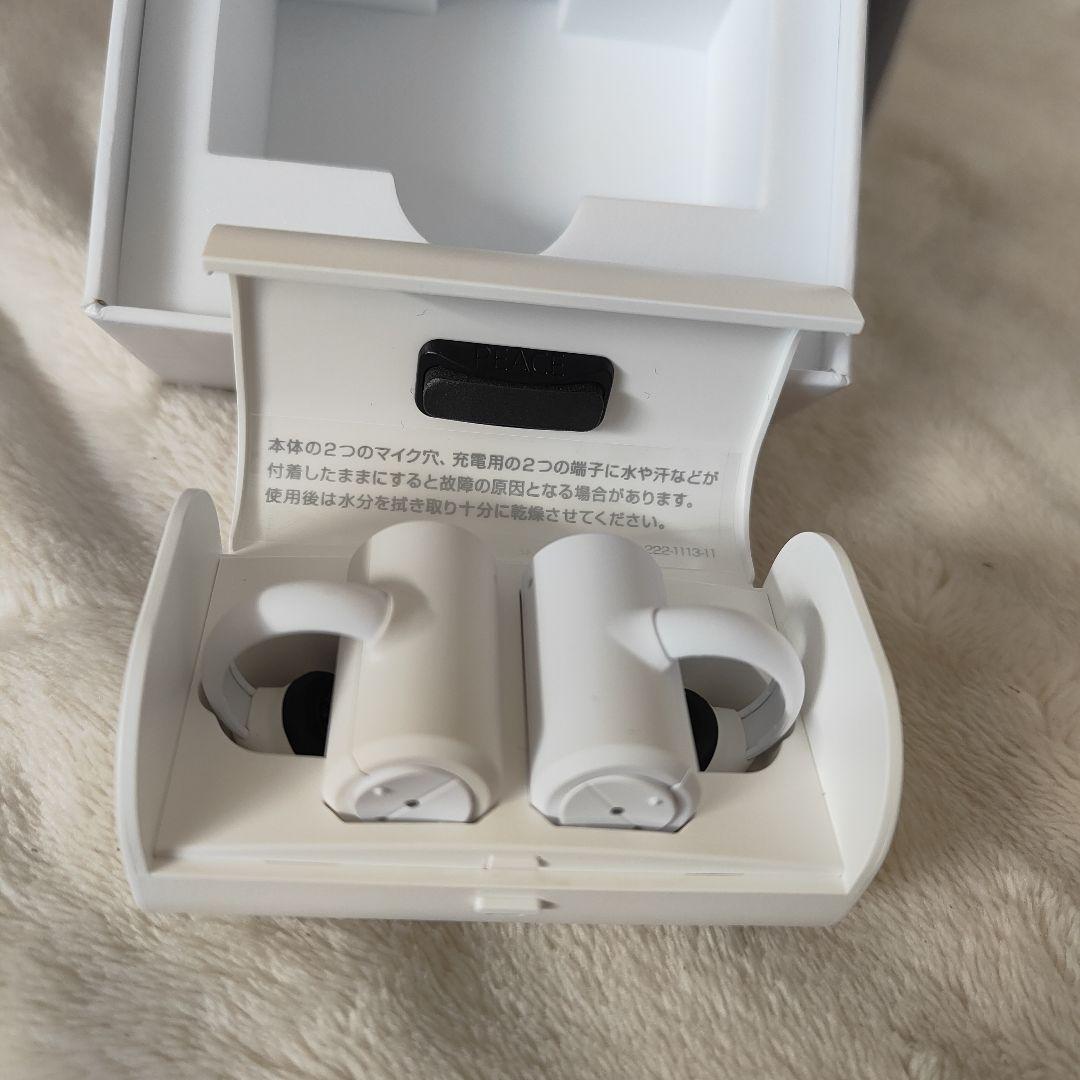 未使用PEACE TW-1 完全ワイヤレス骨伝導イヤホン ホワイト