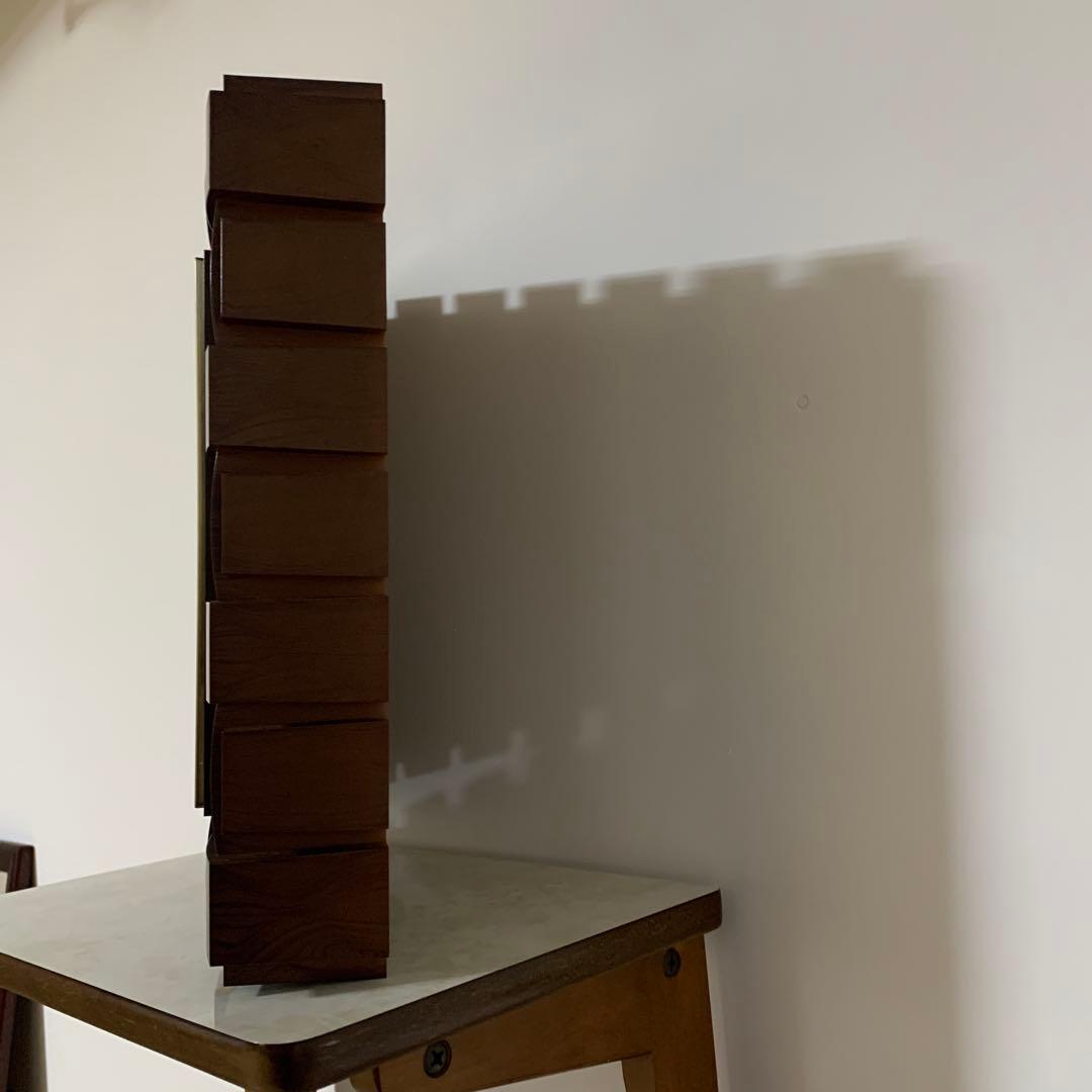 SEIKO レトロ壁掛け時計　木目