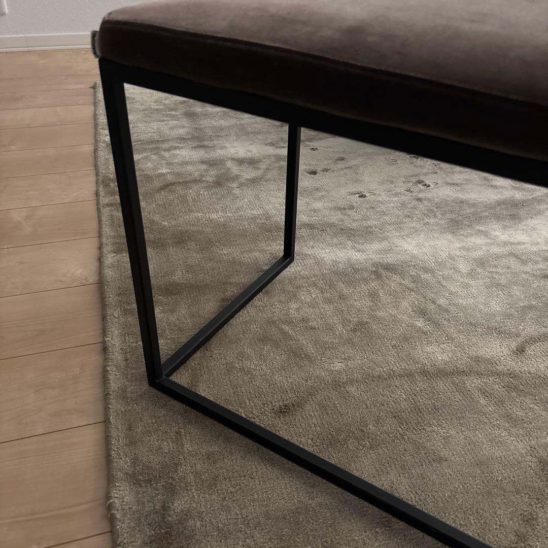 ボーコンセプトラージベンチソファダイニング椅子london Velvet茶色