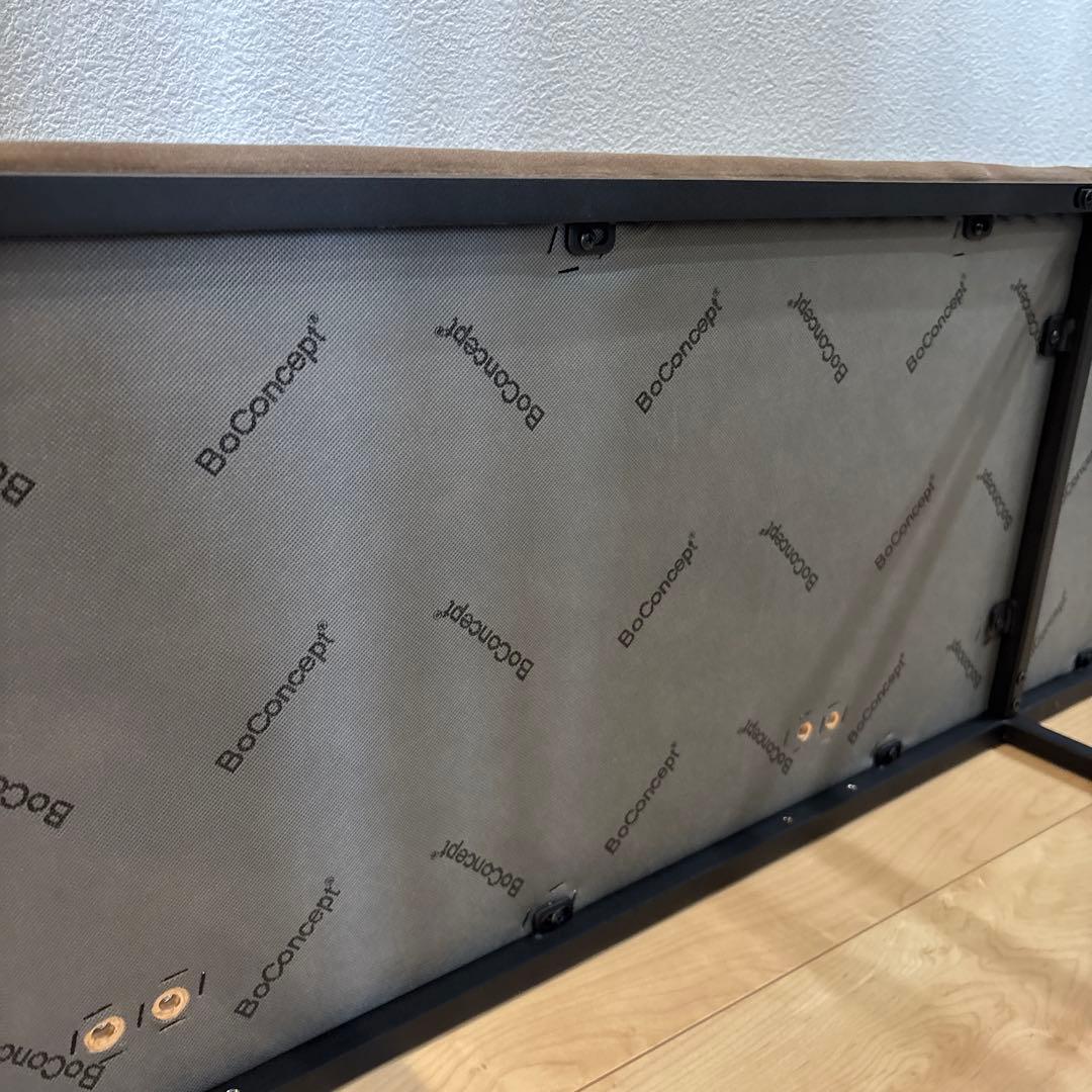 ボーコンセプトラージベンチソファダイニング椅子london Velvet茶色