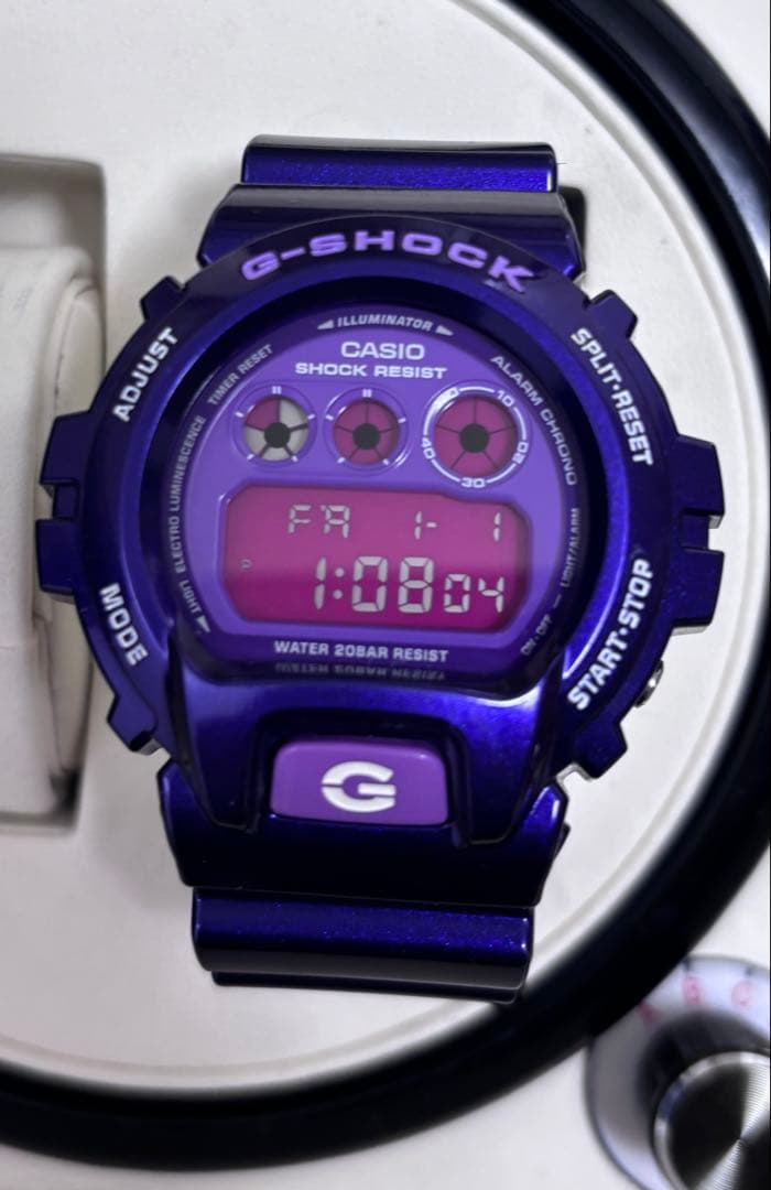 G-SHOCK デジタル腕時計 DW-6900CC パープル（限定カラー