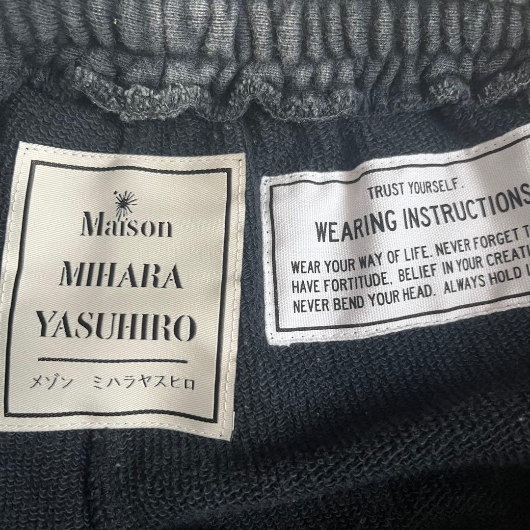 MIHARA YASUHIRO 新品 25ss ブリーチショートパンツ