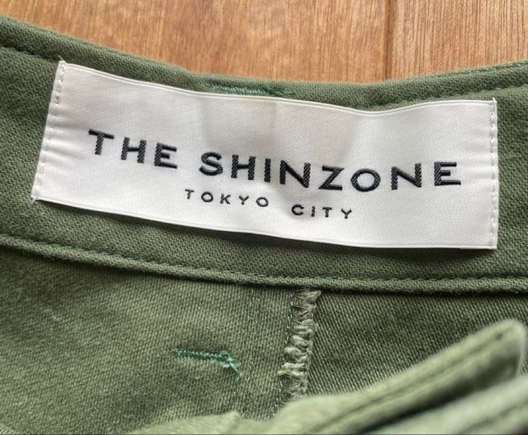 THE SHINZONE シンゾーン　ベイカーパンツ　カーキ　34