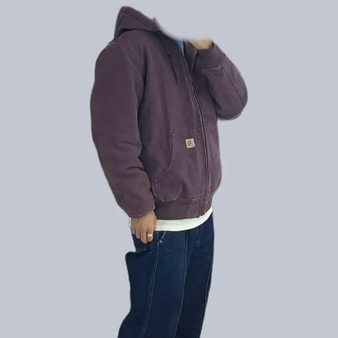 希少カラー Carhartt カーハート アクティブジャケット 紫
