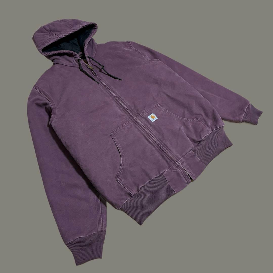 希少カラー Carhartt カーハート アクティブジャケット 紫