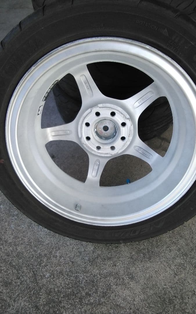 A-TECH 5本スポークにハイグリップ ネオバ/NS-2R エッセで使用