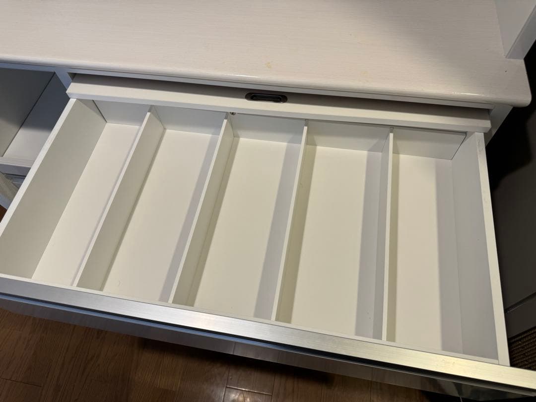 使用2年 15万 コンパス1200 松田家具 キッチン レンジボード 食器棚