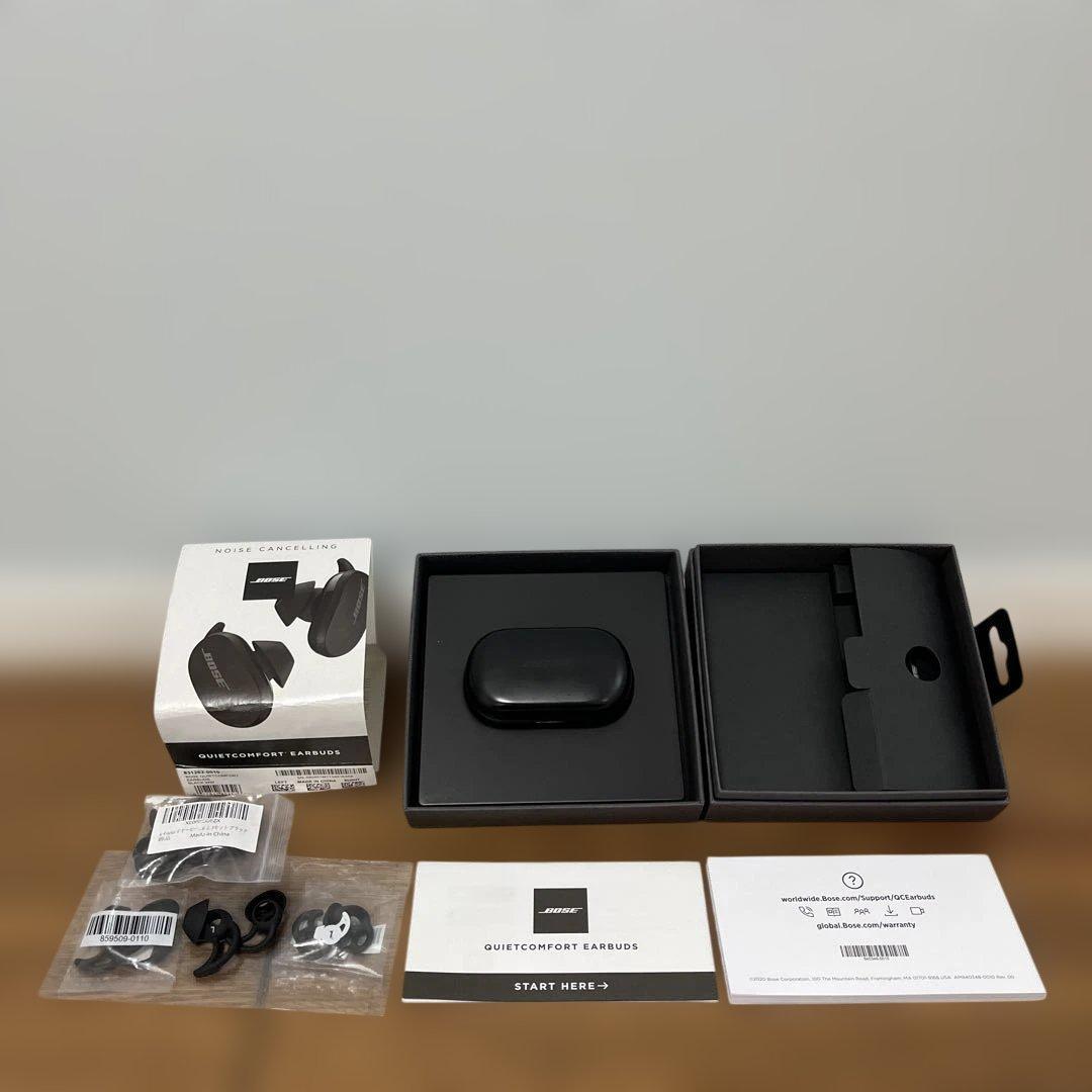 【良品】Bose QuietComfort Earbuds 黒　フルセット＋