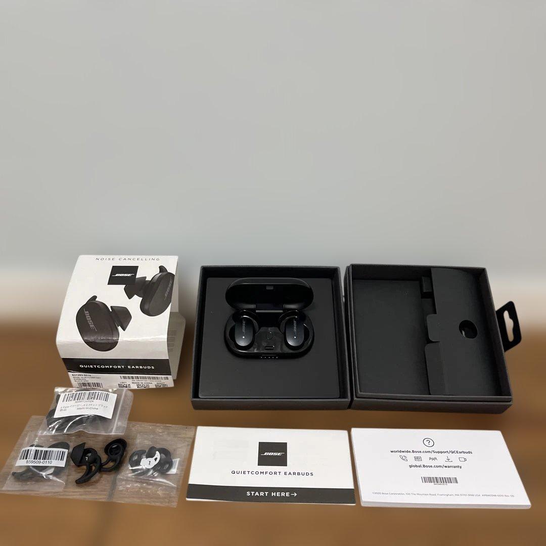 【良品】Bose QuietComfort Earbuds 黒　フルセット＋