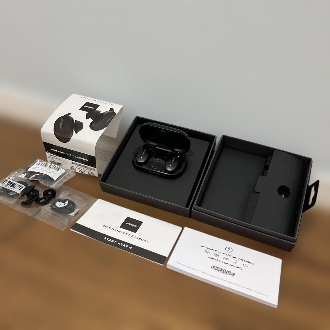 【良品】Bose QuietComfort Earbuds 黒　フルセット＋