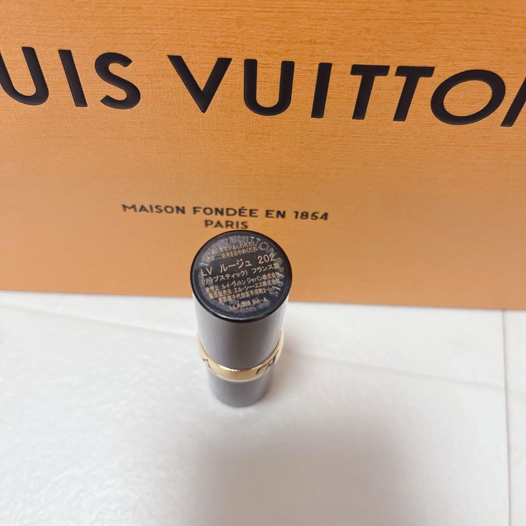 新品未使用　ルイヴィトン　新作LV ルージュ サテン リップスティック　202