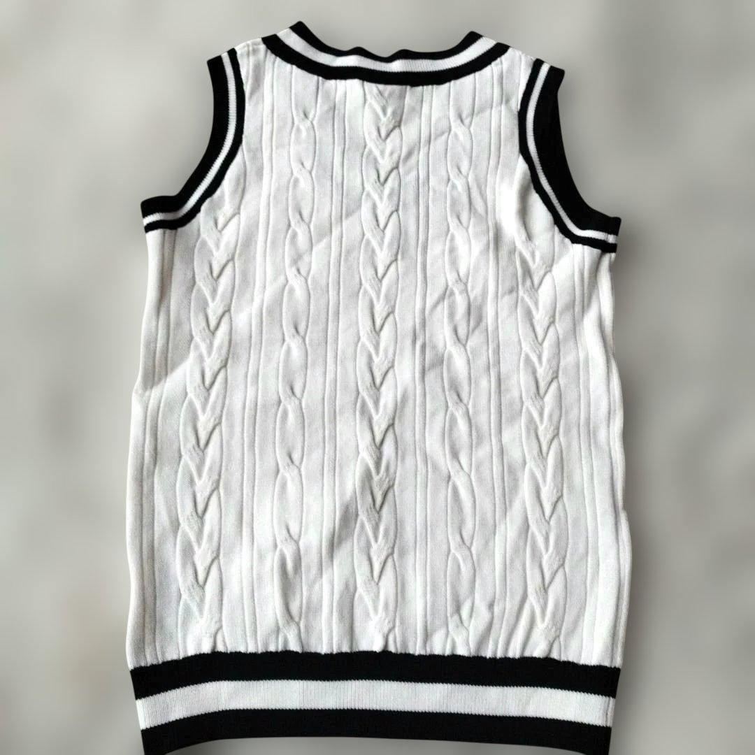 25年♡美品✨Sov. ケーブルニットカーディガン&ベスト 金ボタン M/F