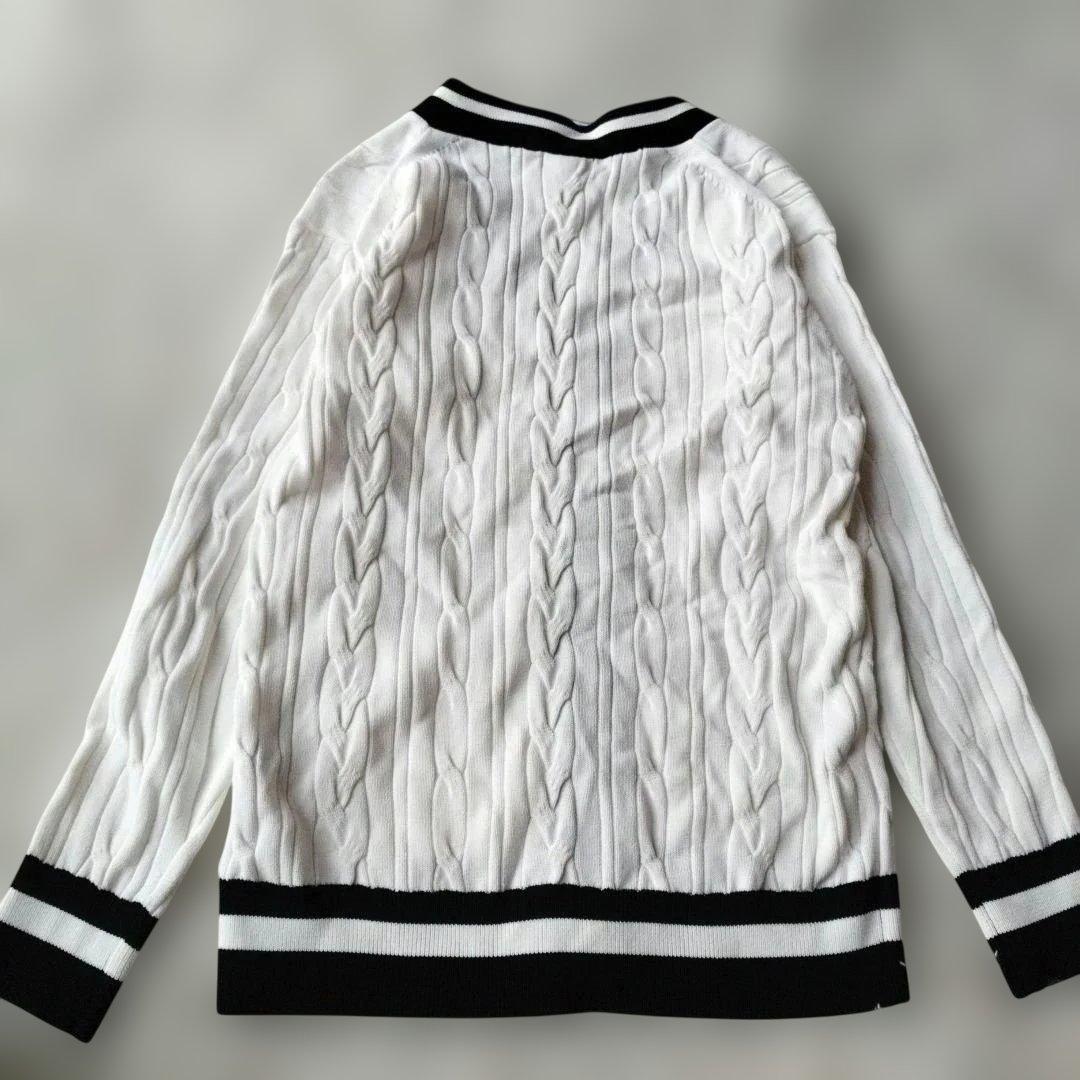 25年♡美品✨Sov. ケーブルニットカーディガン&ベスト 金ボタン M/F