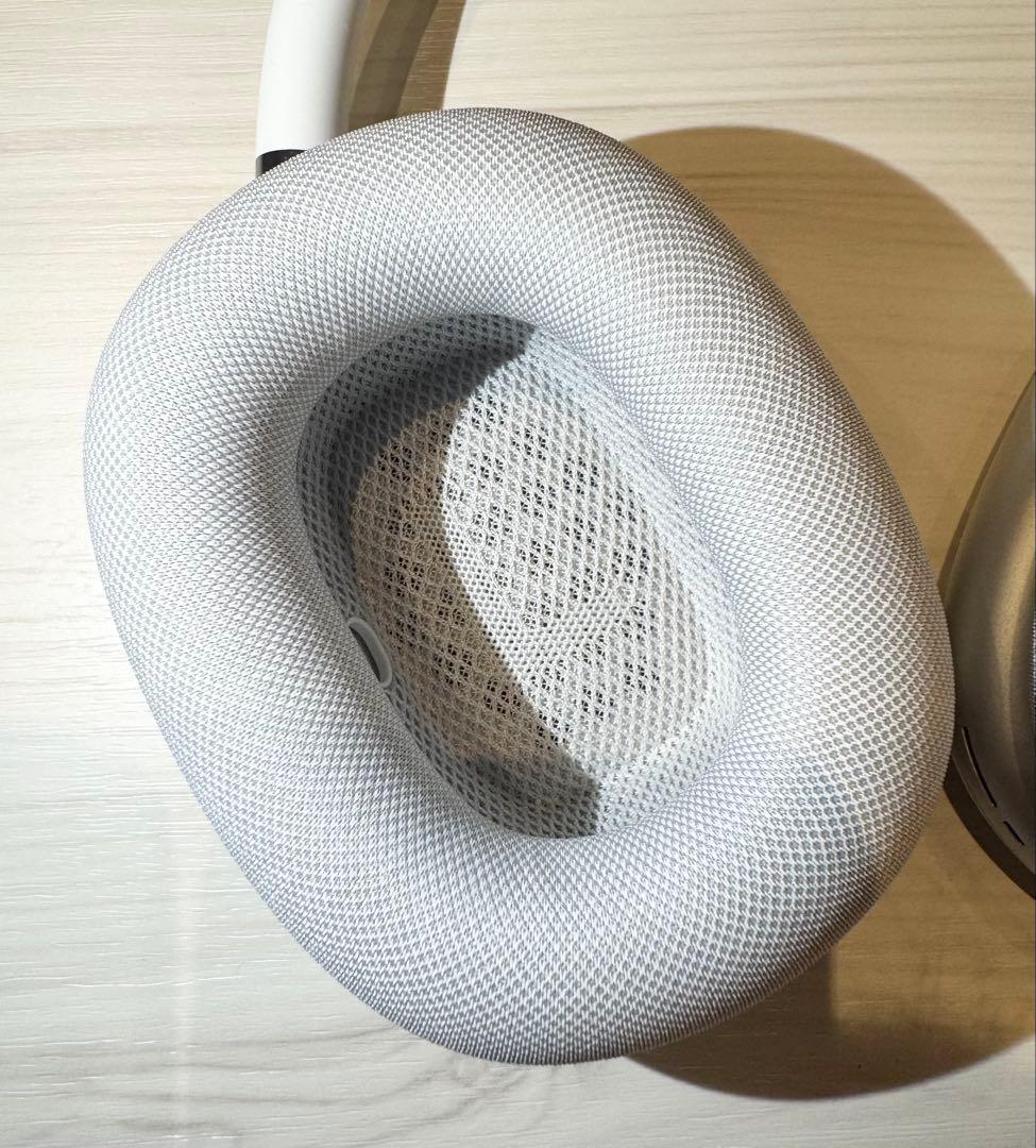 Apple AirPods Max シルバー 美品 使用5回 傷あり カバー付
