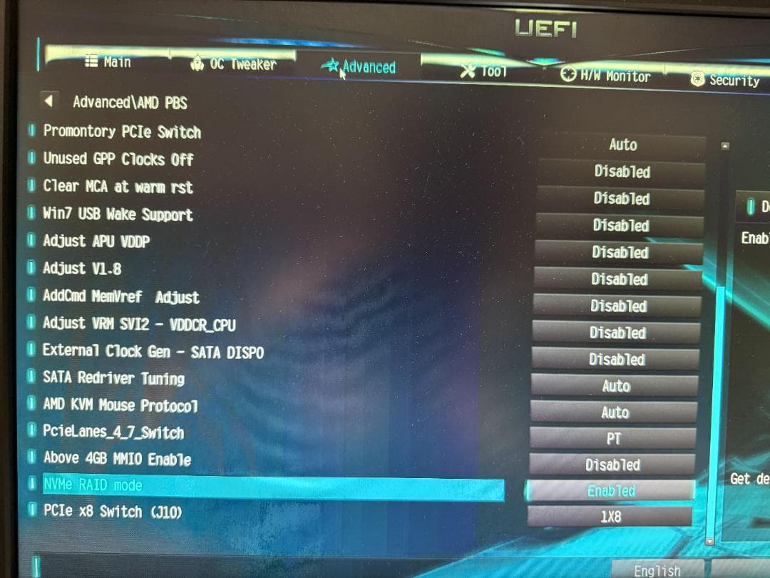 A300M-STX ⑥ 中古 CPU、SSD 1TB、メモリ 8GB 付き