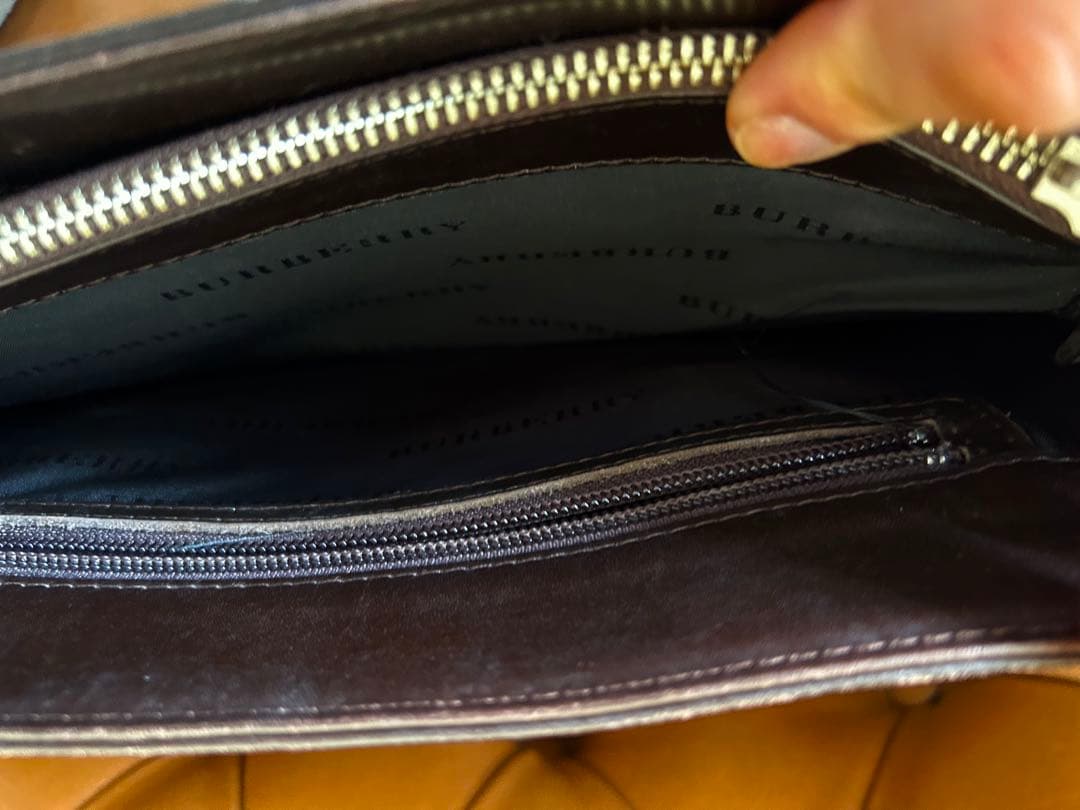 BURBERRY チェック柄 ハンドバッグ