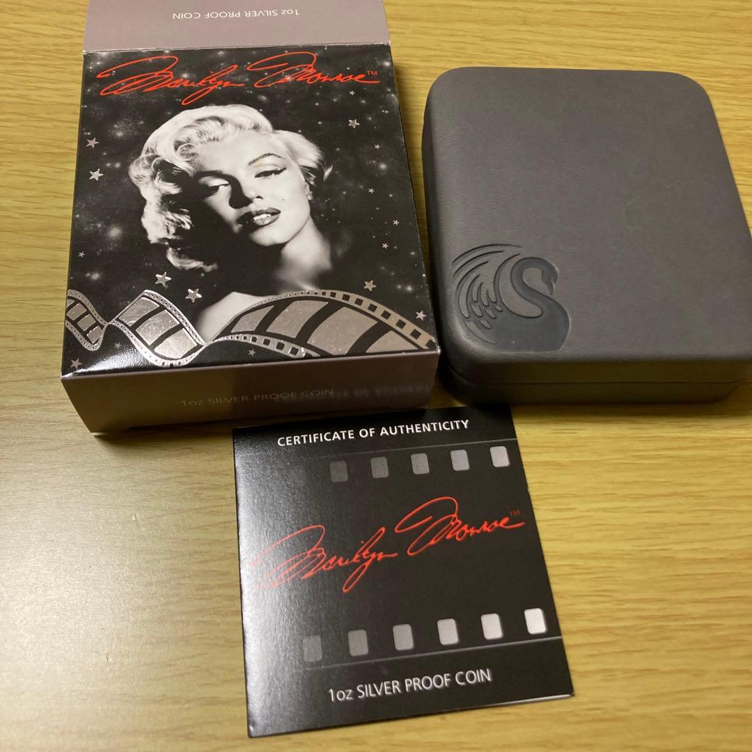 ツバルマリリンモンロー1オンス銀貨アンティーク値下げ！