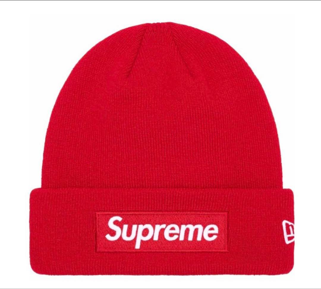 New Era® Box Logo Beanie Red 赤色