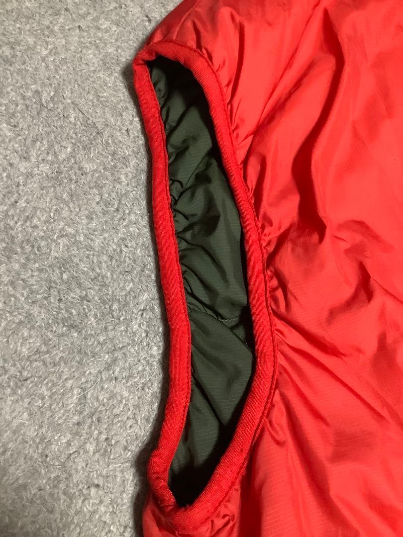 パタゴニア　S パフボールベスト　プルオーバー　　　メンズ　レッド