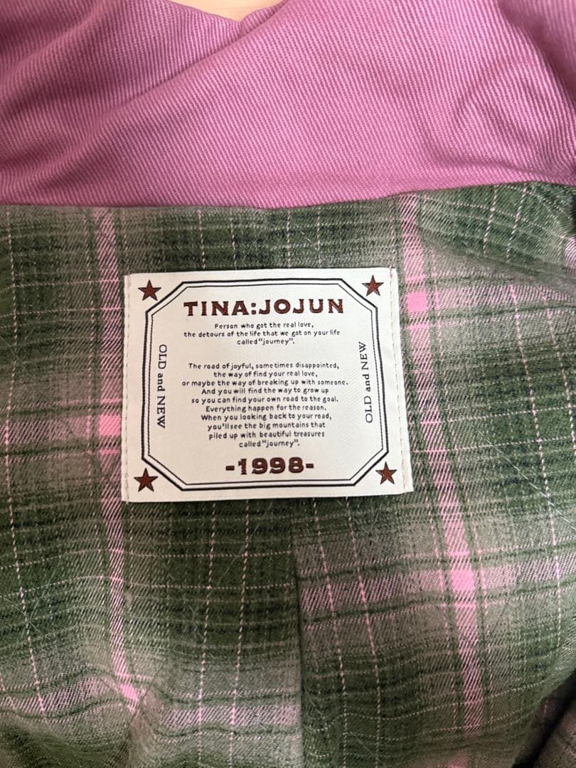 Tinajojun ジップアップフード付き ボンバージャケット