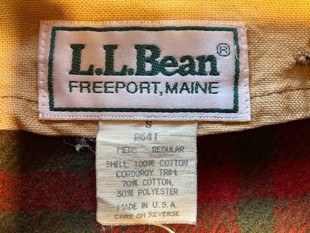 L.L.Bean ハンティングジャケット　カバーオール 希少メンズS　ライナー付