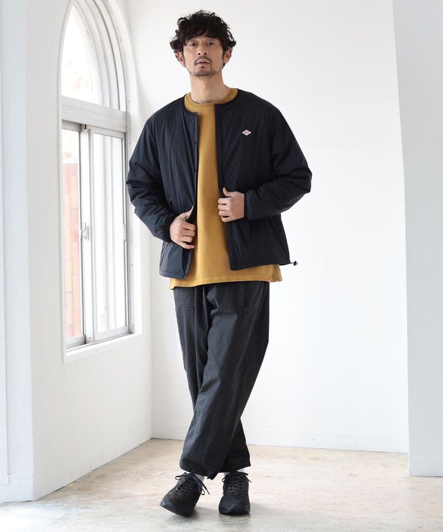 DANTON ナイロンストレッチタフタ インサレーション ジャケット メンズ