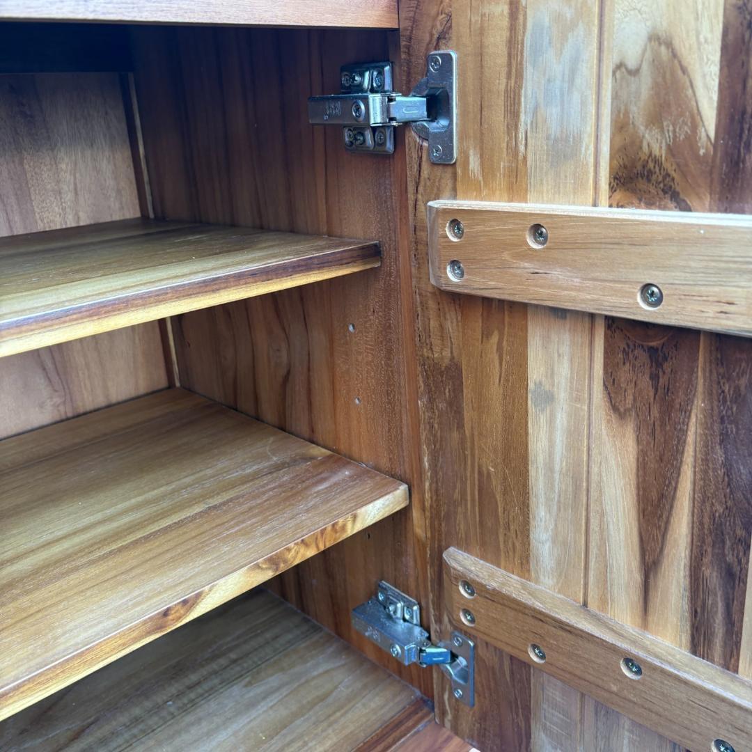 廃盤希少 unico ウニコ BREATH チーク材 キャビネット サイドボード