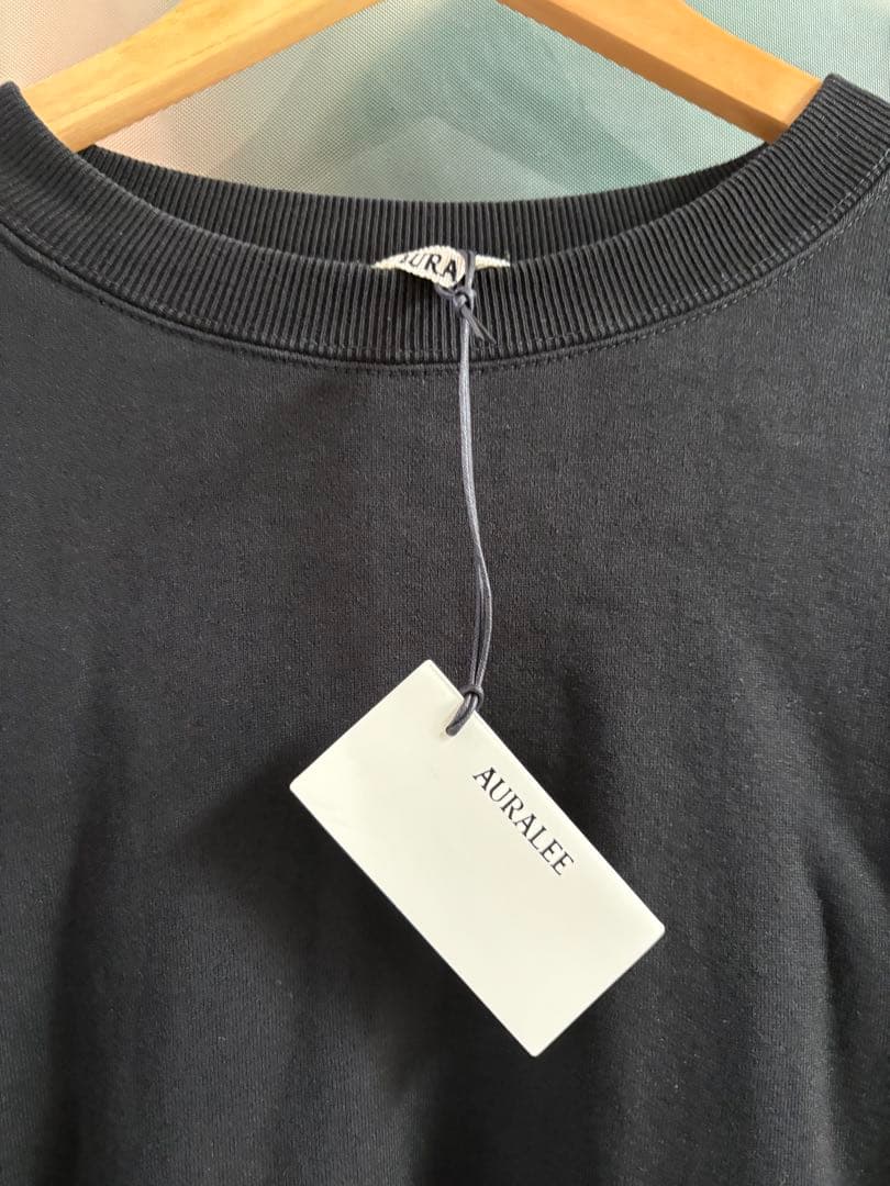 オーラリー 24AW SMOOTH SOFT SWEAT P/O BLACK 3