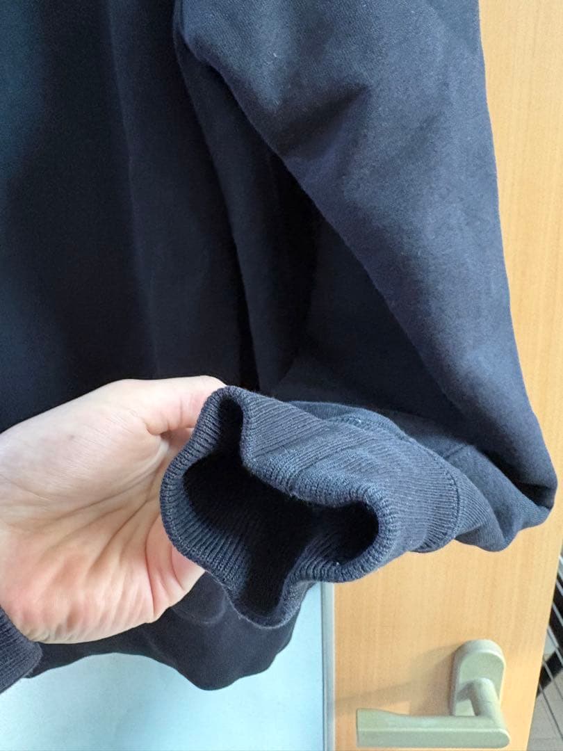 オーラリー 24AW SMOOTH SOFT SWEAT P/O BLACK 3