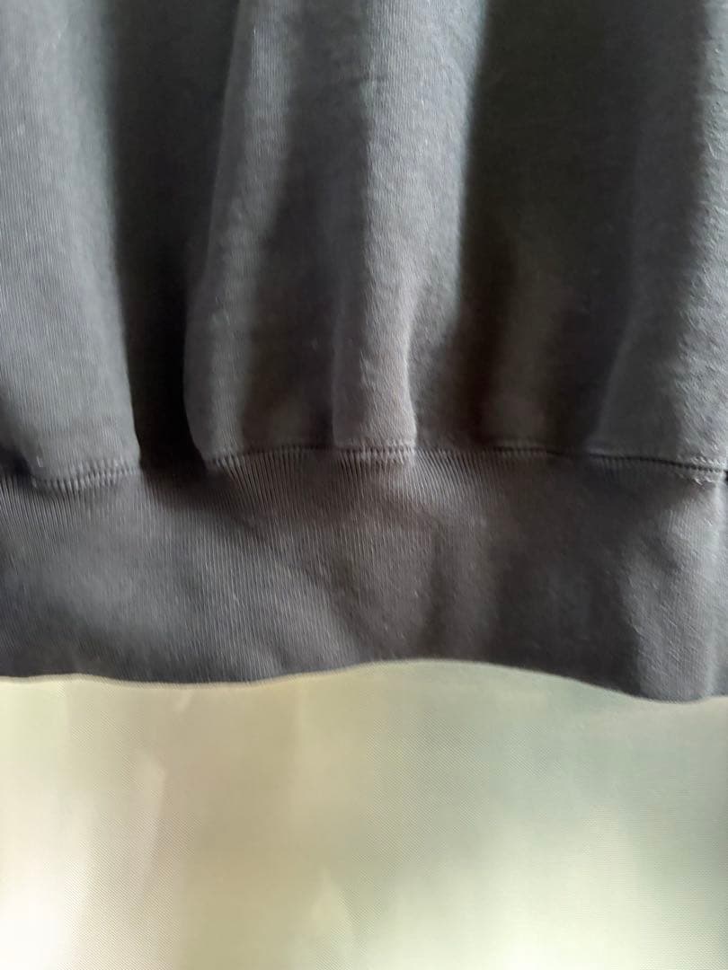 オーラリー 24AW SMOOTH SOFT SWEAT P/O BLACK 3