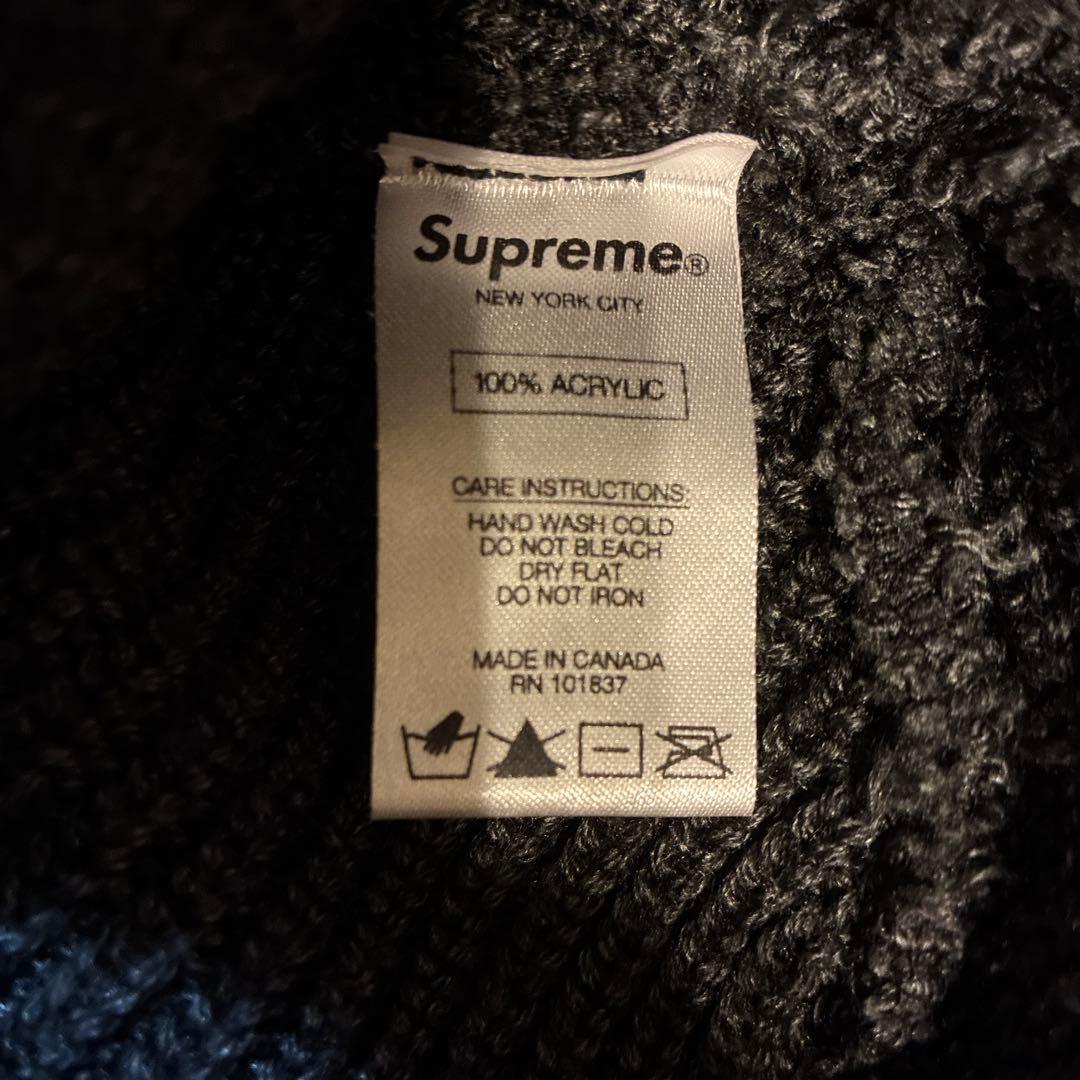 と*ん様 Supreme シュプリーム ニット帽 ビーニー チャコール