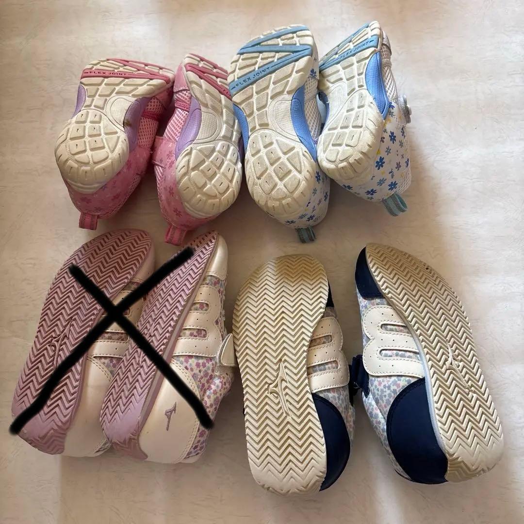 しょこら ミキハウス 靴 おまとめ5点