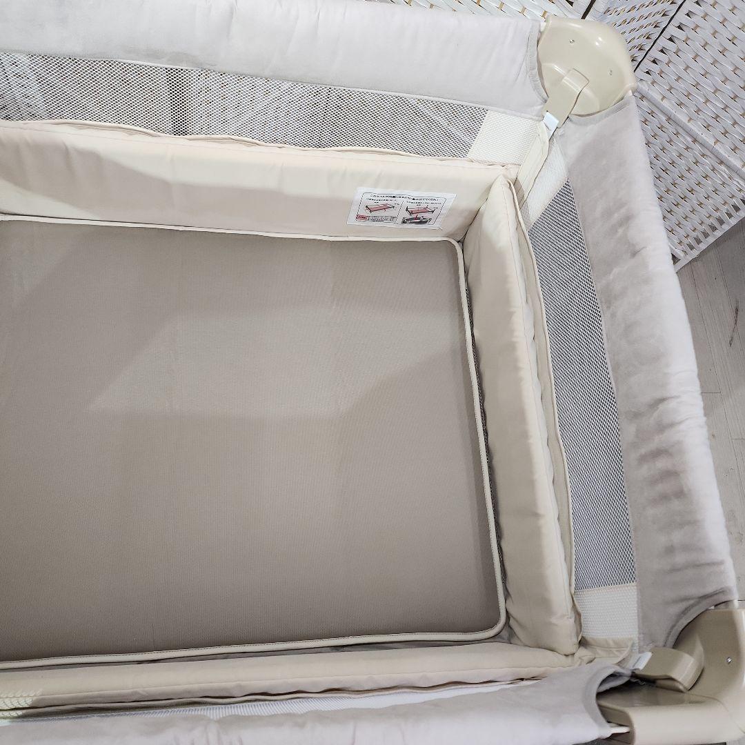 Aprica ベビーベッド ココネルエアープラス AB ホワイトベージュ