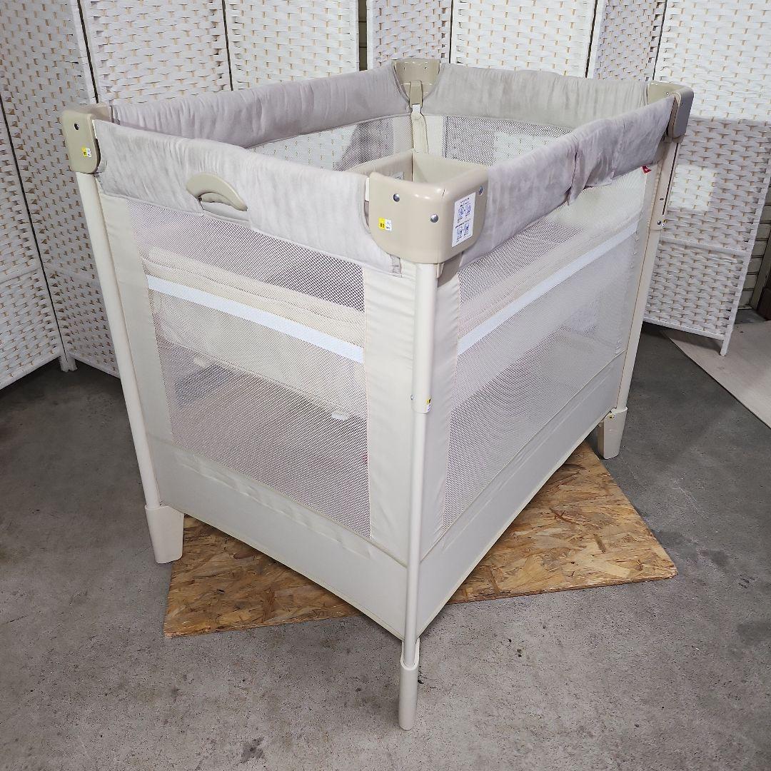 Aprica ベビーベッド ココネルエアープラス AB ホワイトベージュ